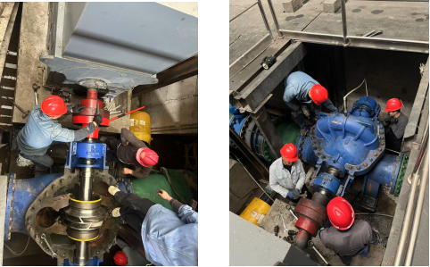 葉輪煥新除隱患 節(jié)能降耗見實效——制水分公司扎實推進“一降三升”落地見效